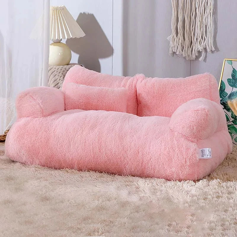 Cocon Câlin de Luxe – Lit Peluche Premium pour Chat & Petit Chien