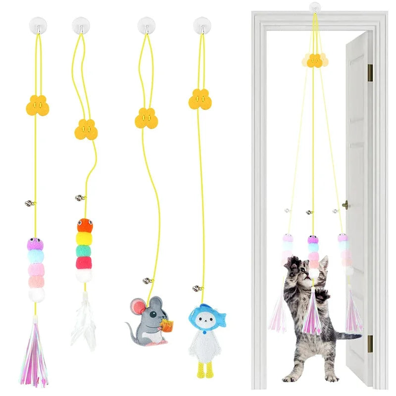 Jouet Suspendu Interactif pour Chat - Simulation Amusante