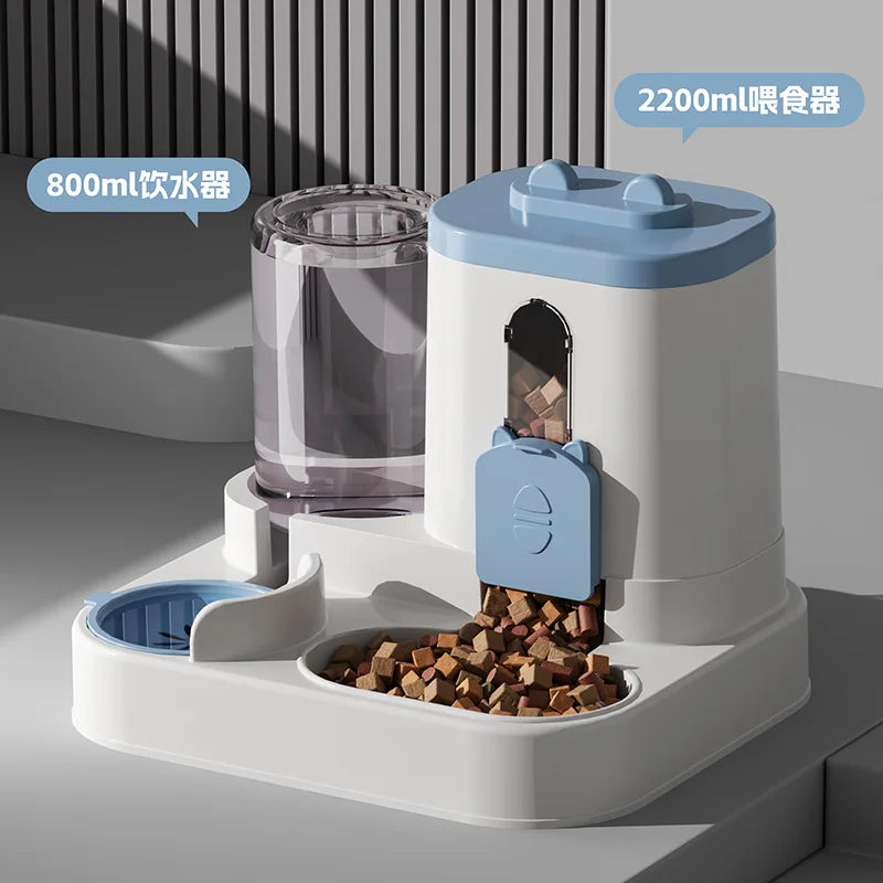Gamelle Automatique pour Chat - Anti-Debordement avec Fontaine