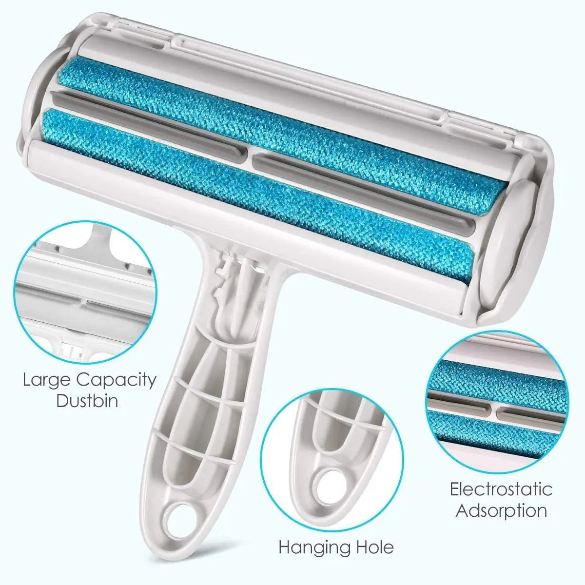 Rouleau anti-poils réutilisable pour chien et chat – vue 2