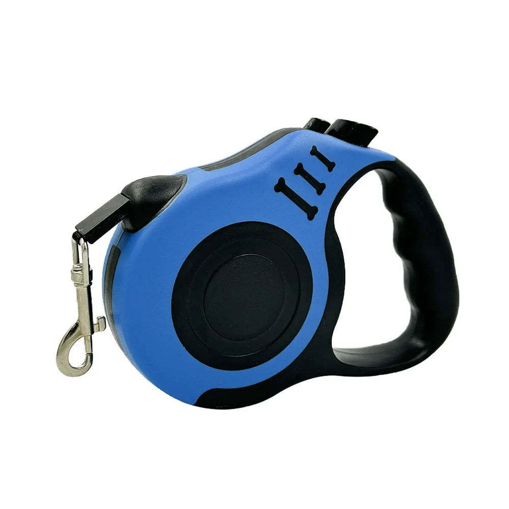 Laisse Retractable pour Chien - Corde Nylon Tressee