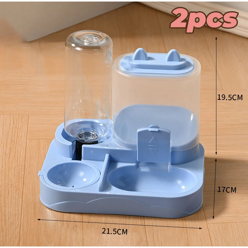 Distributeur Eau & Croquettes DuoFresh – Séparation Sec/Humide pour Chat & Chien