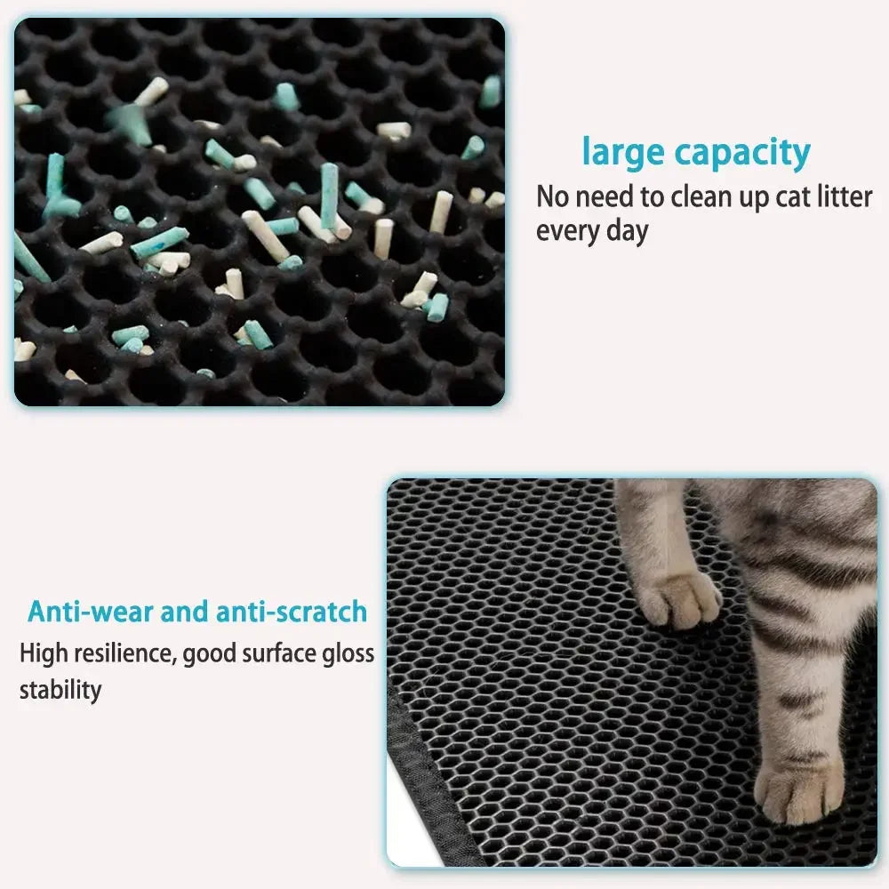 Tapis de Litière Double Couche pour Chat – photo 4