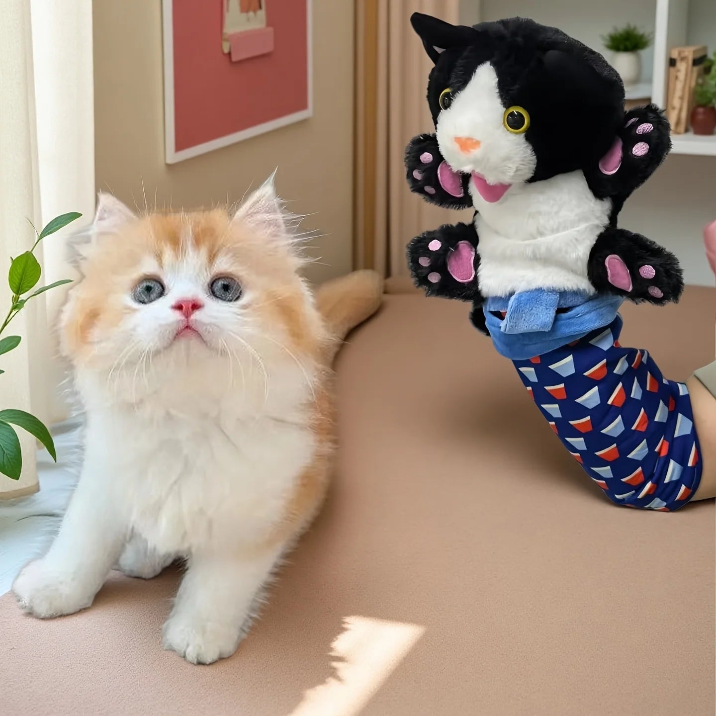 Peluche Interactive pour Chat - Membres Articules