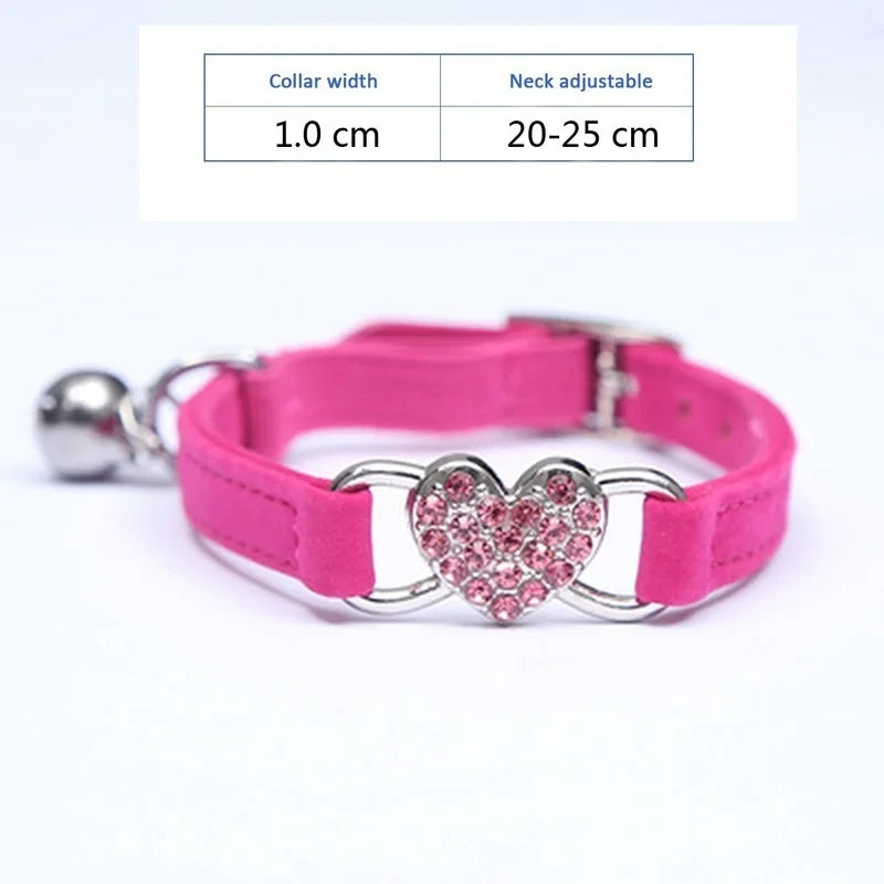 Collier a Clochette pour Chat - Securite Anti-Etranglement
