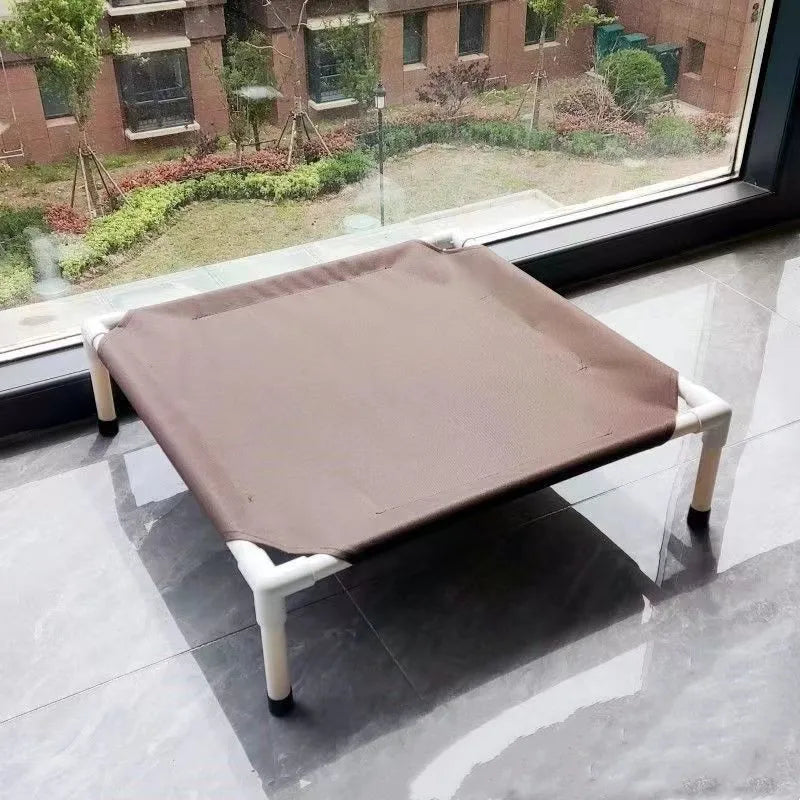 Lit Surélevé pour Chien – Lit de Camp Pliable Intérieur & Extérieur