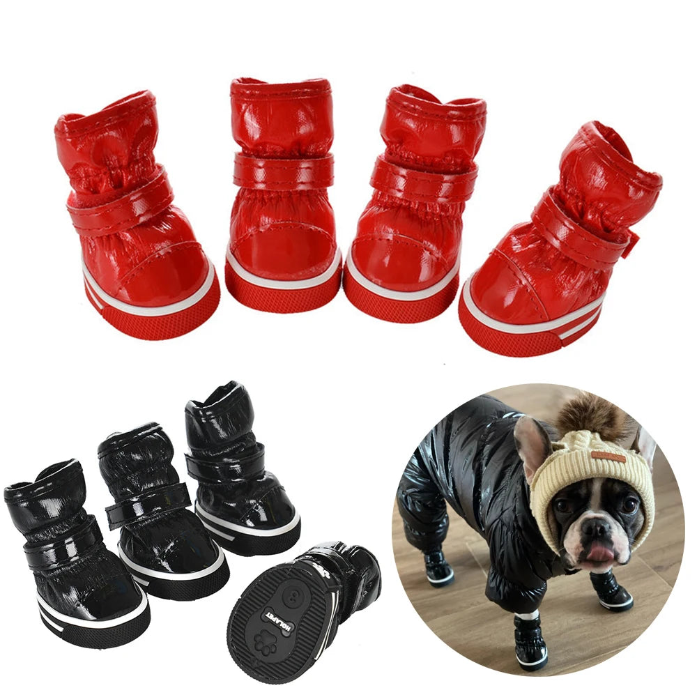 Bottines d'hiver imperméables pour chien