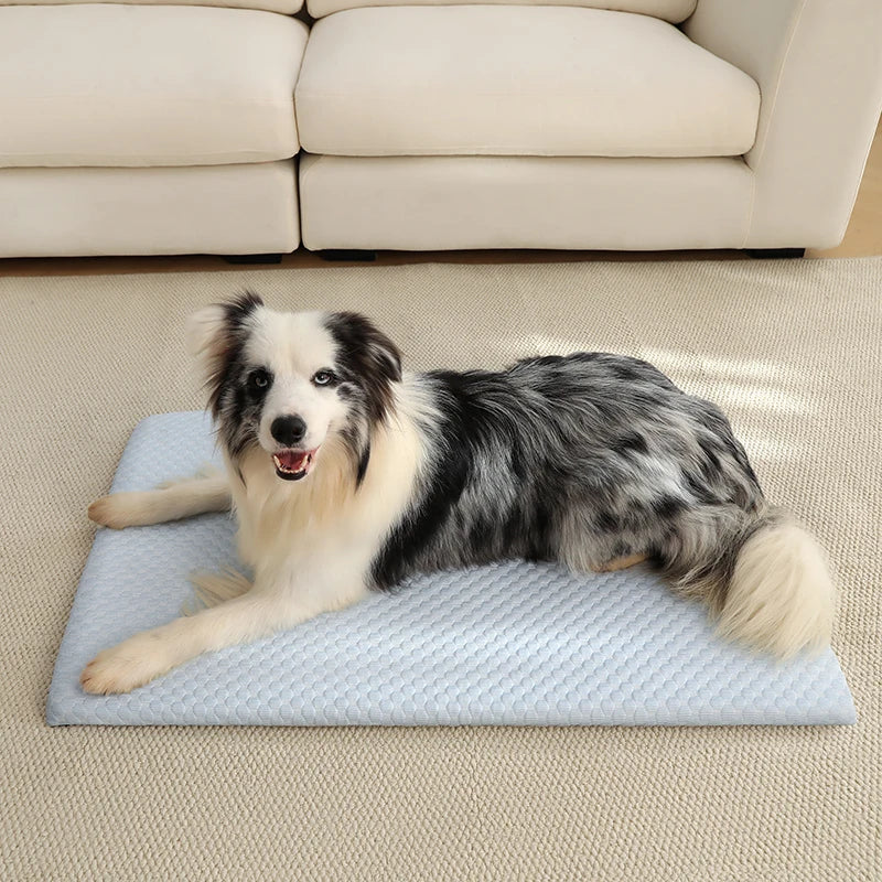 Tapis rafraîchissant en soie glacée pour chien et chat - photo 4