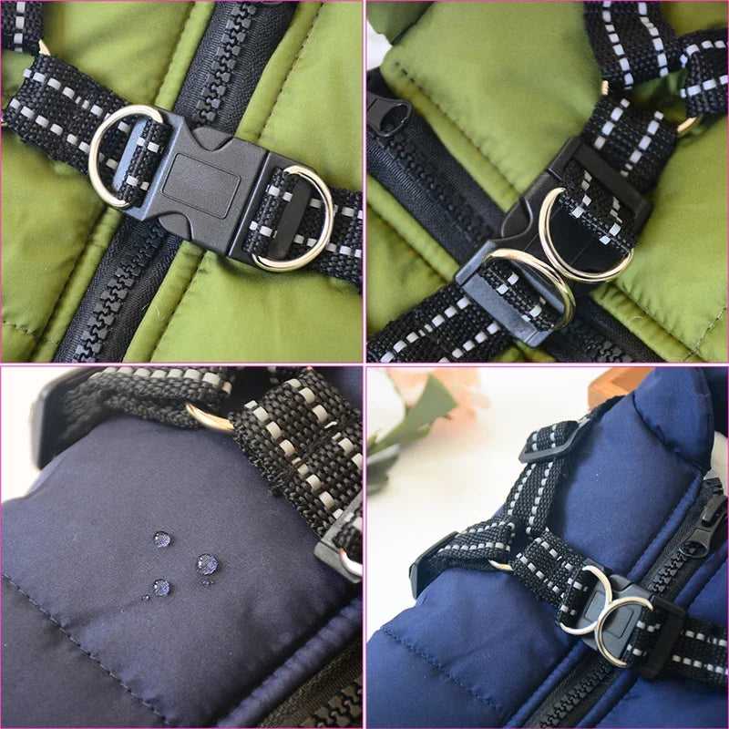 Veste d'Hiver avec Harnais Intégré pour Chien – photo 5