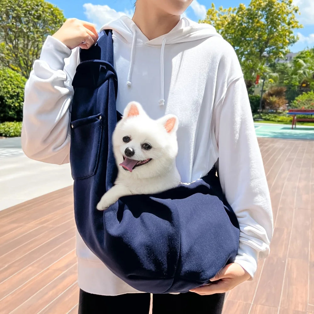 Sac de Transport Bandouliere pour Chat et Petit Chien
