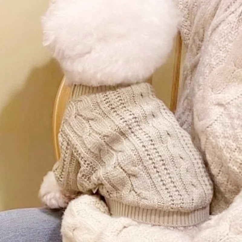 Pull Col Roulé en Maille pour Chien – photo 4