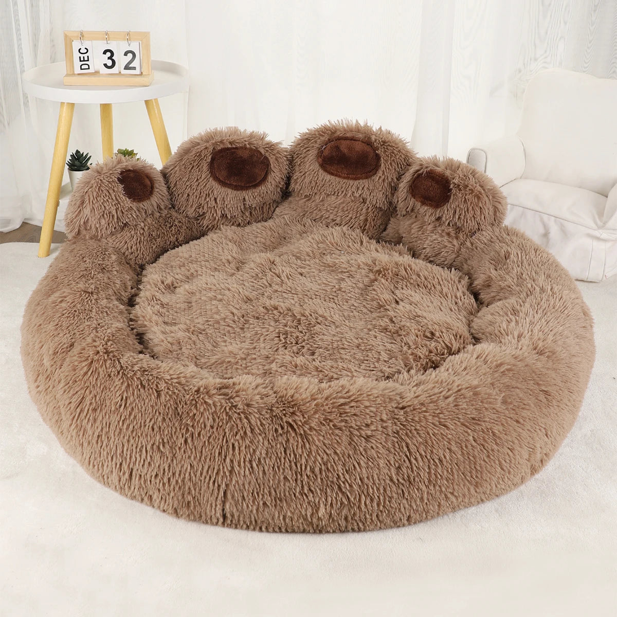 Lit Câlin Pattes d'Ours – Panier Moelleux pour Chien & Chat