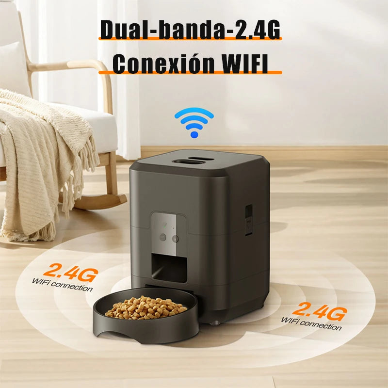 Mangeoire Connectée PetCam – Distributeur Automatique avec Caméra HD & WiFi