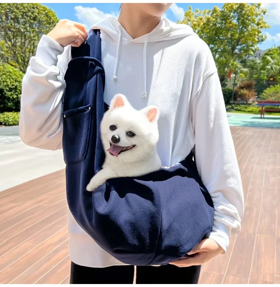 Sac de Transport Bandouliere pour Chat et Petit Chien