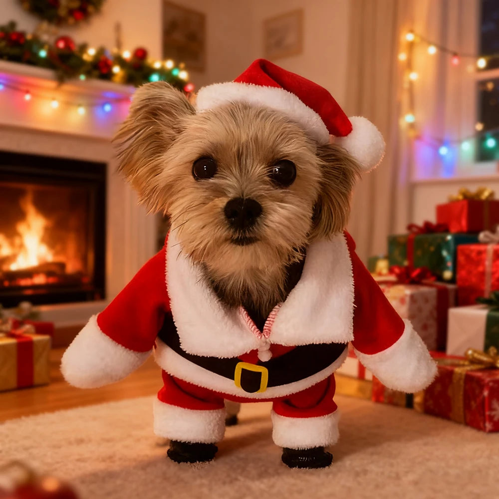 Costume de Père Noël pour Chien & Chat – photo 2