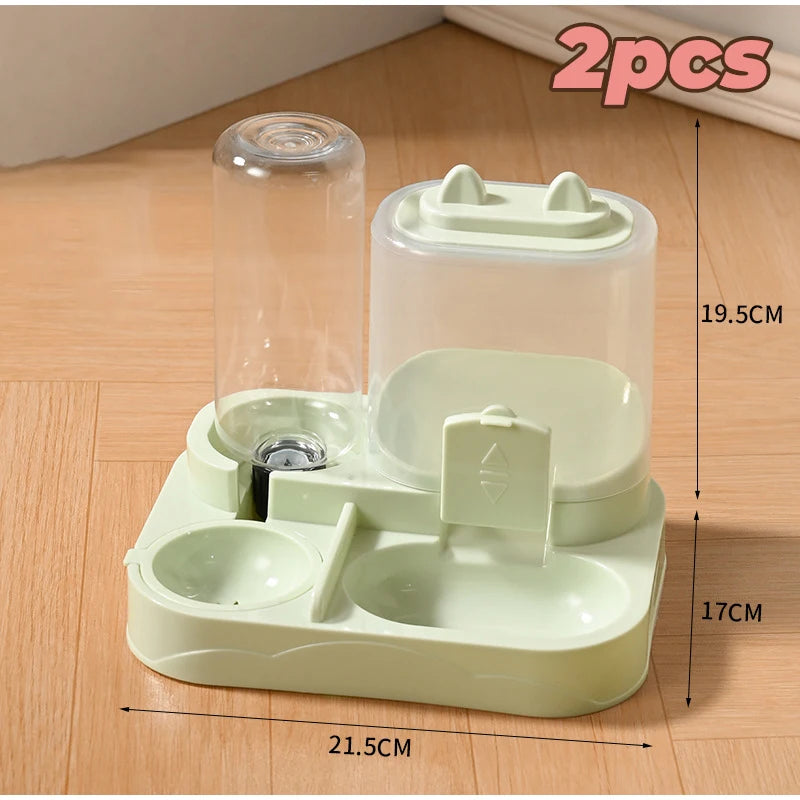 Distributeur Eau & Croquettes DuoFresh – Séparation Sec/Humide pour Chat & Chien