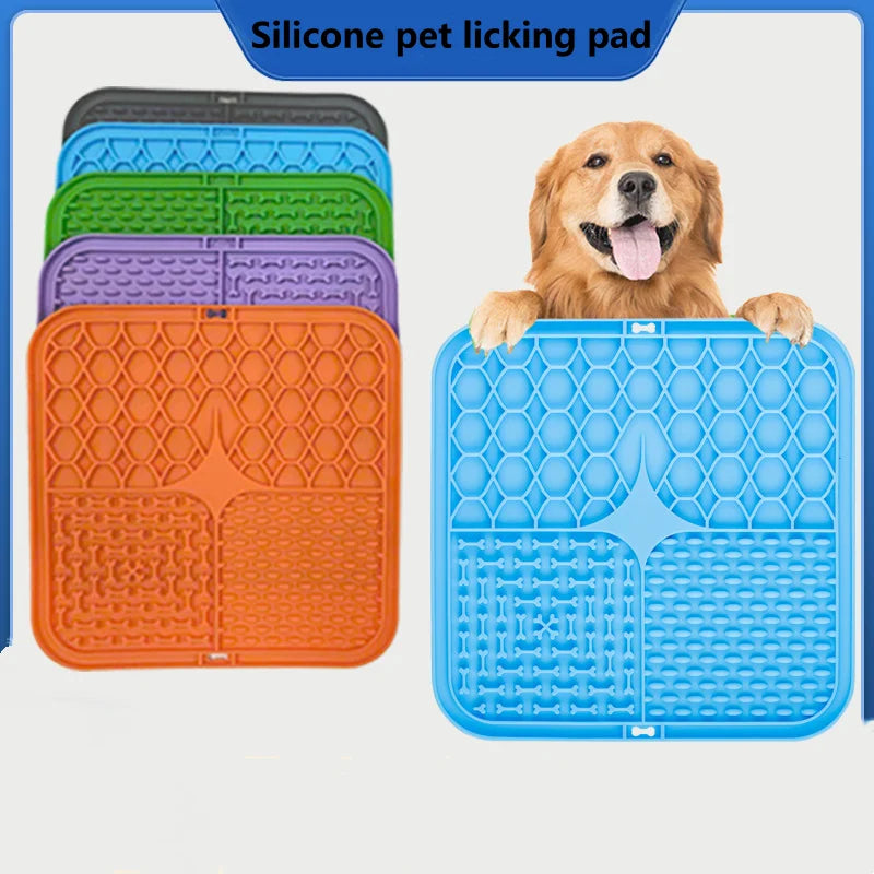 Tapis de Léchage pour Chien et Chat – Plaque Anti-Glouton à Ventouses