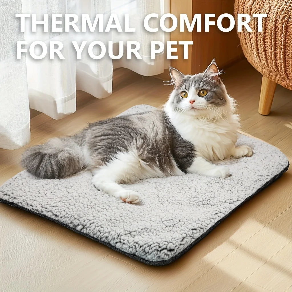 Coussin Auto-Chauffant pour Chien et Chat – Tapis Thermique Sans Électricité