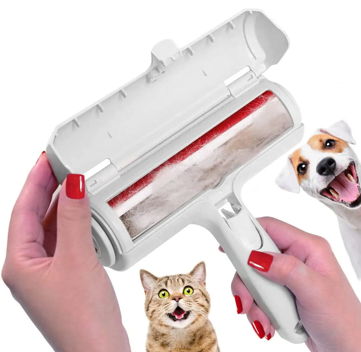 Rouleau anti-poils réutilisable pour chien et chat