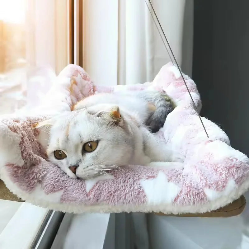 Hamac de fenêtre à ventouses pour chat – vue 4