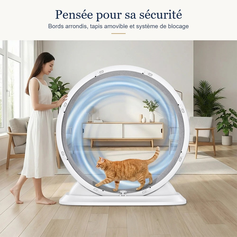 SpinCat – bords arrondis et tapis amovible